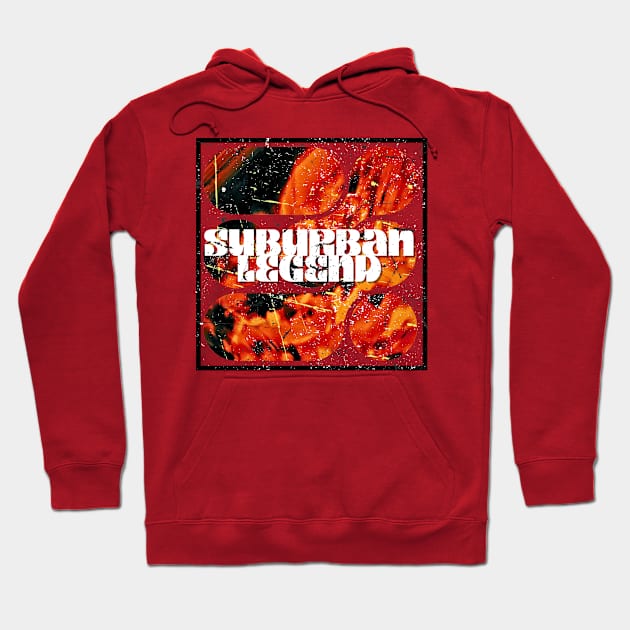 Suburban Legend Fire Hoodie by casualteesinc